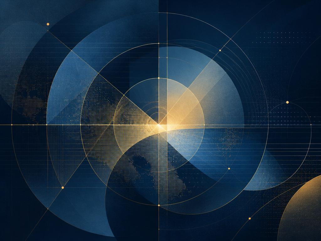 Abstract representation of strategic expertise and global network at TF Global Advisory Partners